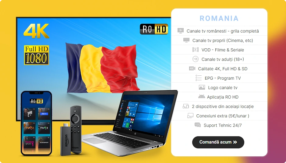 Pachet Romania - IPTV Romania